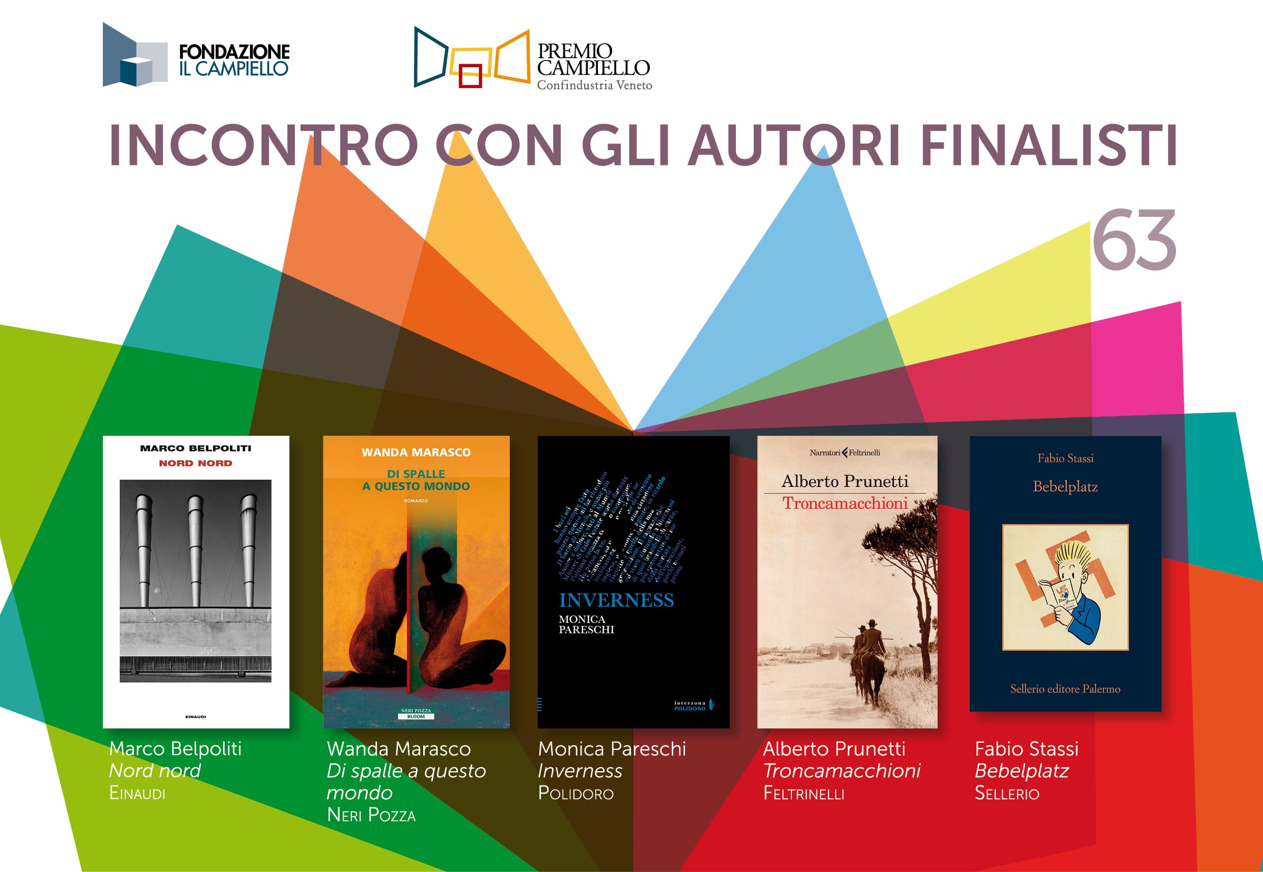 I FINALISTI DEL PREMIO CAMPIELLO 63^ edizione